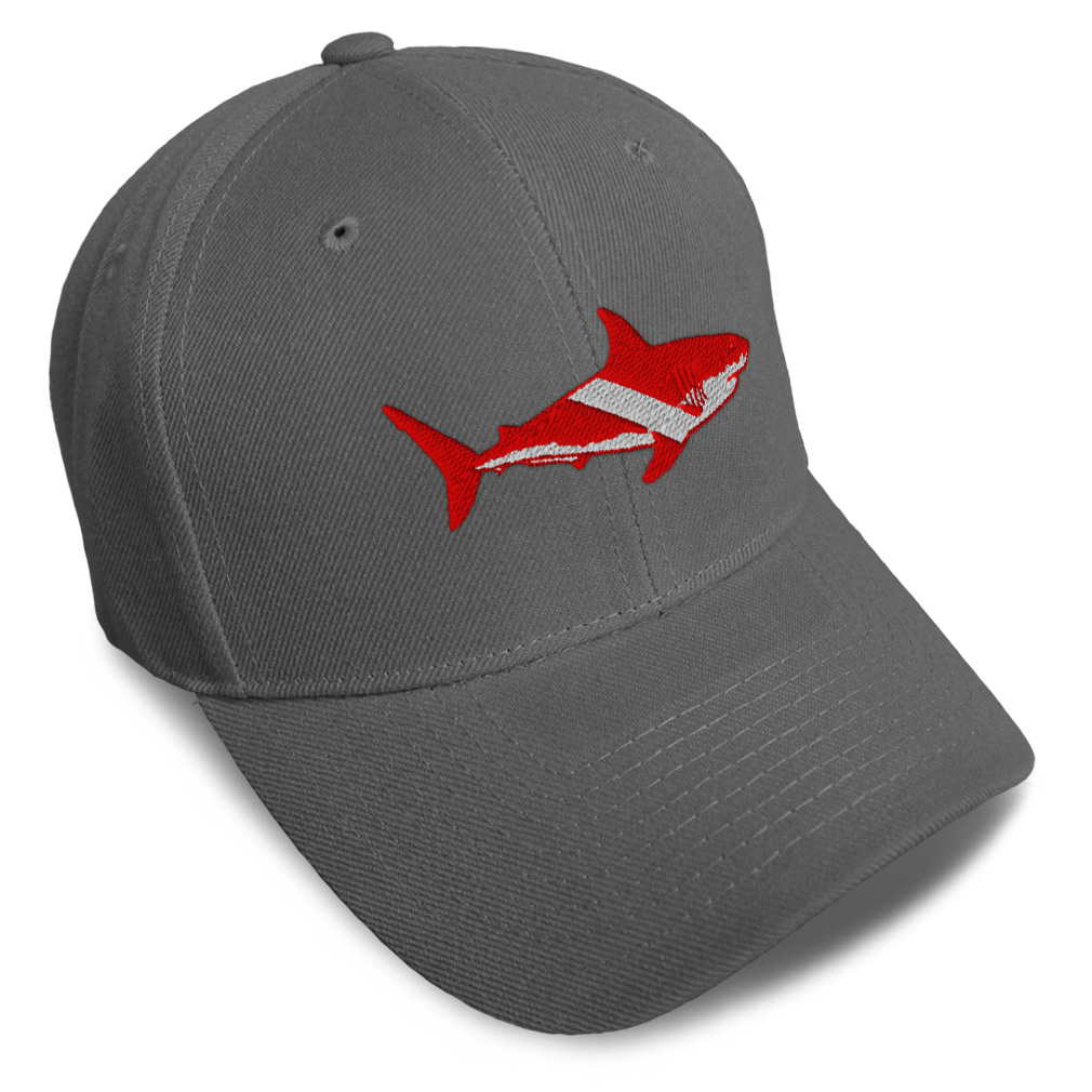 Baseball Cap Scuba Diving Flag Shark Embroidery Dad Hats for Men & Women 1 Size - Picture 38 of 41