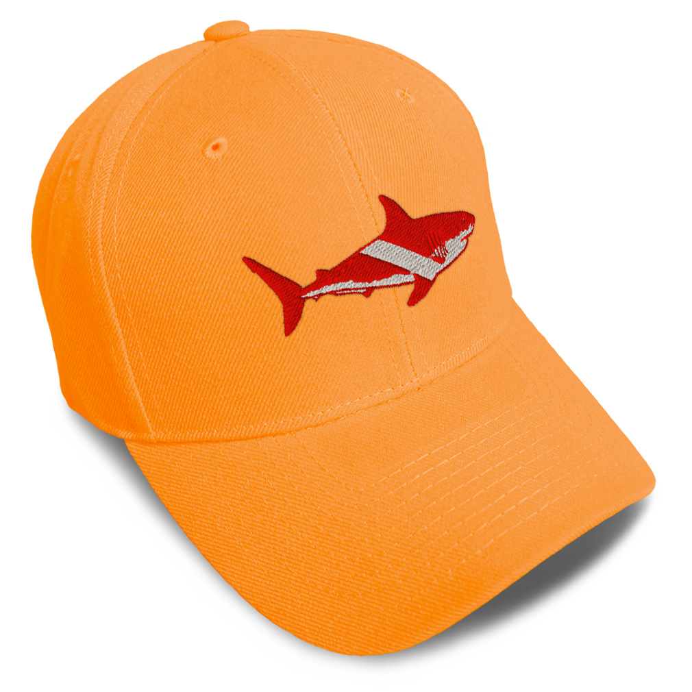 Baseball Cap Scuba Diving Flag Shark Embroidery Dad Hats for Men & Women 1 Size - Picture 24 of 41