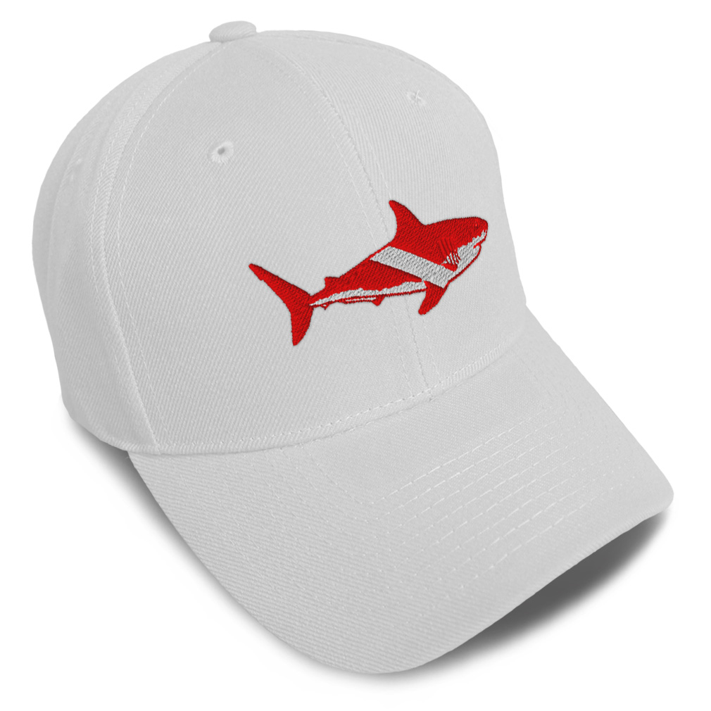 Baseball Cap Scuba Diving Flag Shark Embroidery Dad Hats for Men & Women 1 Size - Picture 34 of 41