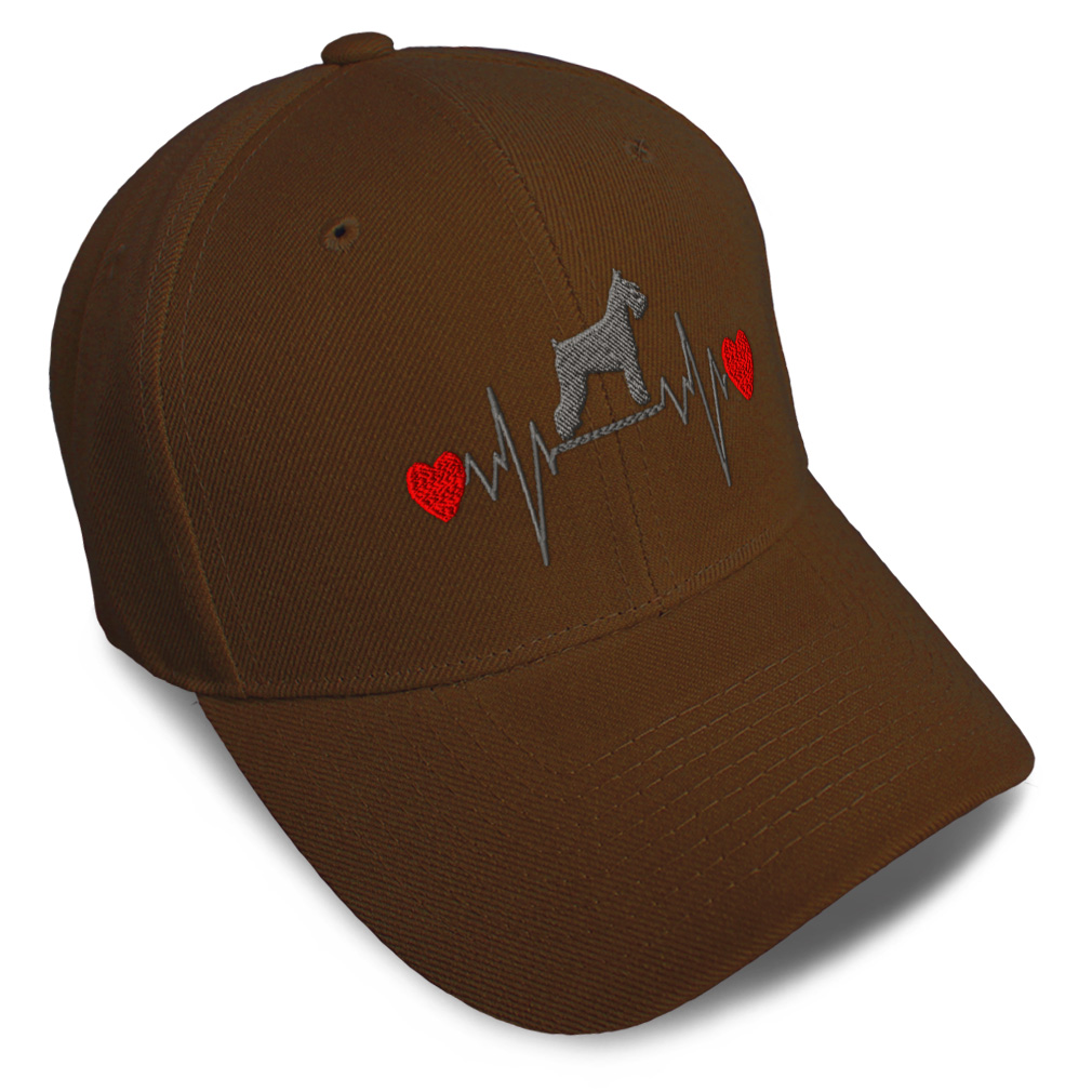 Baseball Cap Dog Schnauzer Lifeline Embroidery Dad Hats for Men & Women 1 Size - Picture 8 of 41
