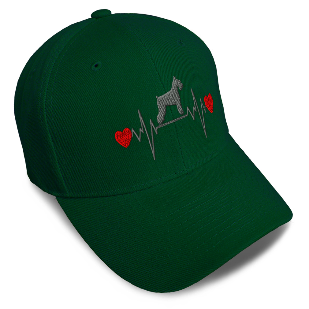 Baseball Cap Dog Schnauzer Lifeline Embroidery Dad Hats for Men & Women 1 Size - Picture 10 of 41