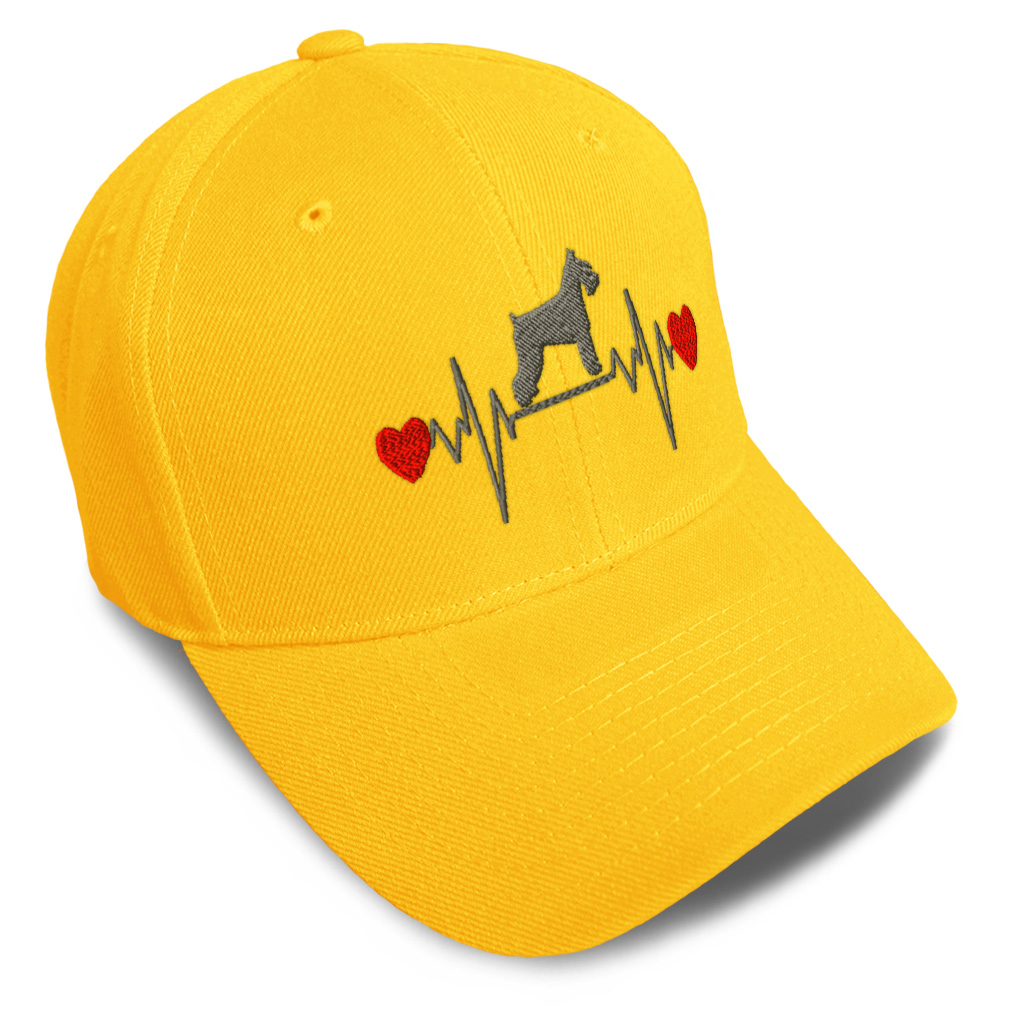 Baseball Cap Dog Schnauzer Lifeline Embroidery Dad Hats for Men & Women 1 Size - Picture 40 of 41