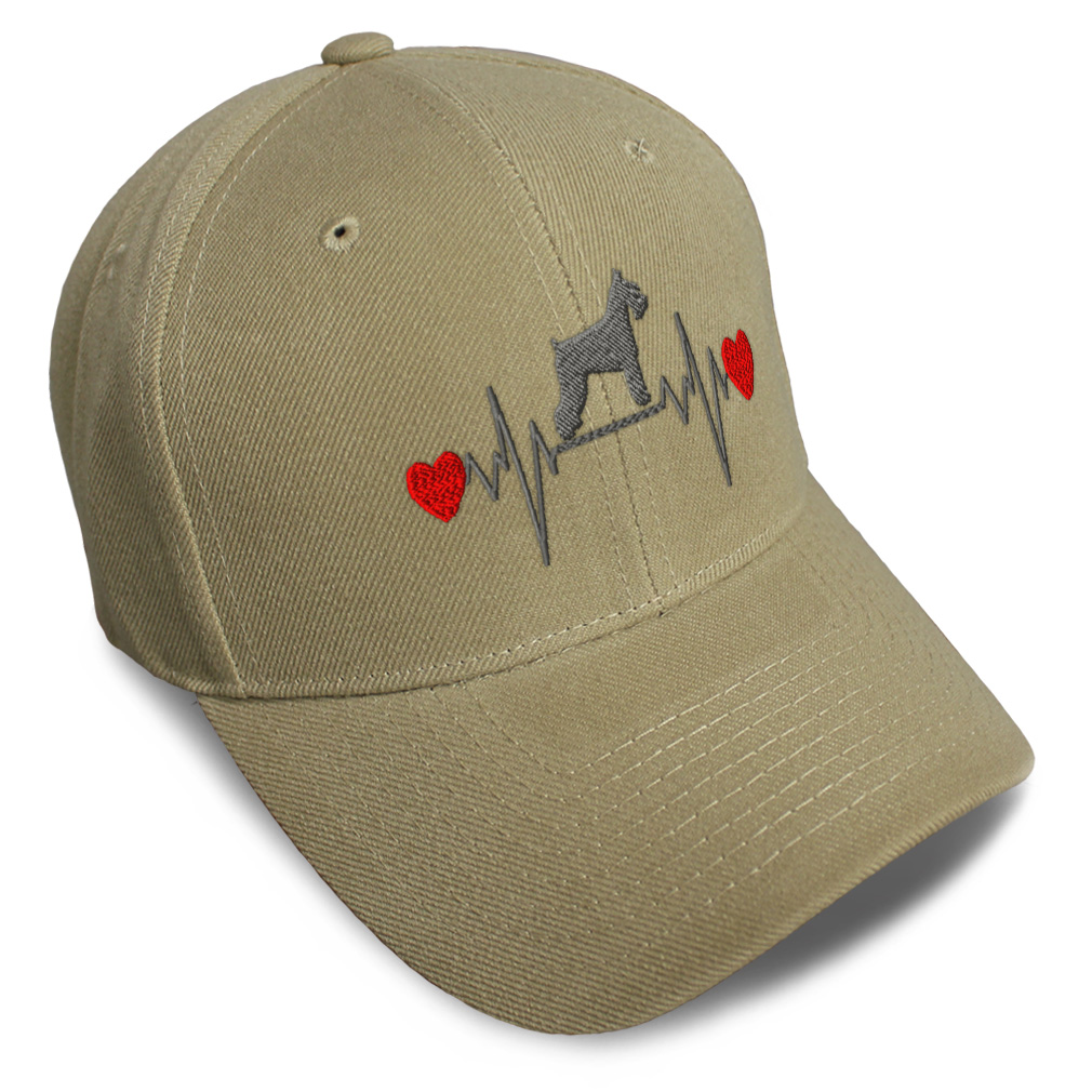 Baseball Cap Dog Schnauzer Lifeline Embroidery Dad Hats for Men & Women 1 Size - Picture 16 of 41