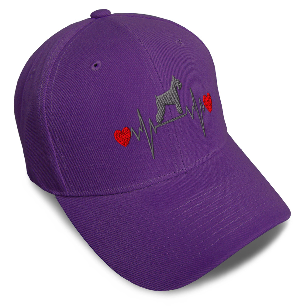 Baseball Cap Dog Schnauzer Lifeline Embroidery Dad Hats for Men & Women 1 Size - Picture 26 of 41