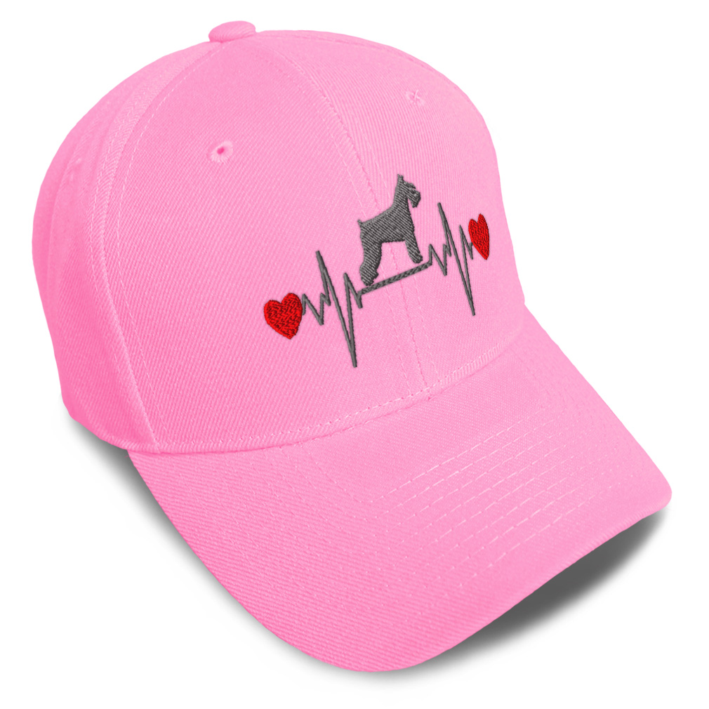 Baseball Cap Dog Schnauzer Lifeline Embroidery Dad Hats for Men & Women 1 Size - Picture 32 of 41