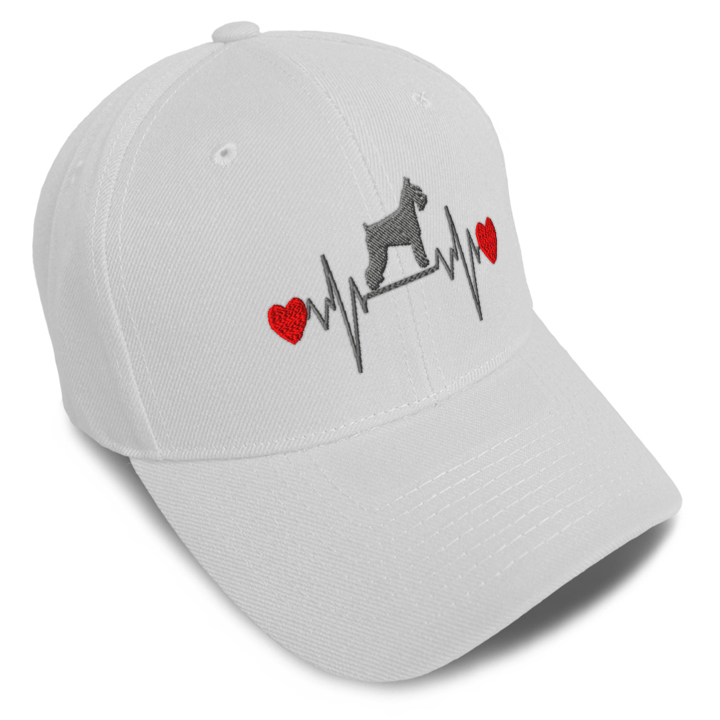 Baseball Cap Dog Schnauzer Lifeline Embroidery Dad Hats for Men & Women 1 Size - Picture 34 of 41