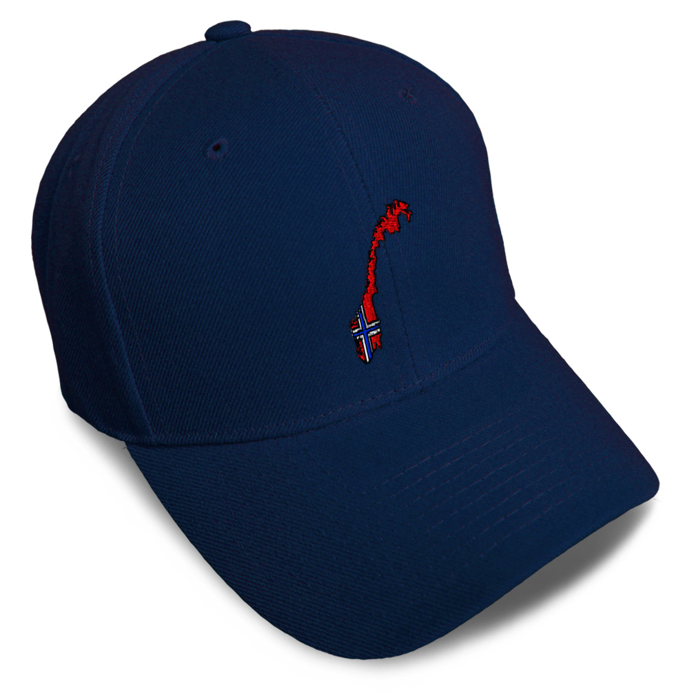 Baseball Cap Norway Flag Map Embroidery Acrylic Dad Hats for Men & Women 1 Size - Picture 22 of 41