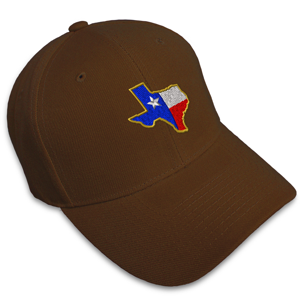 Baseball Cap Texas State Flag Map A Embroidery Dad Hats for Men & Women 1 Size - Picture 8 of 41