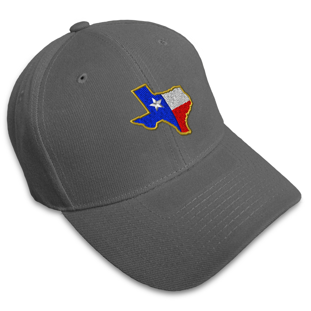 Baseball Cap Texas State Flag Map A Embroidery Dad Hats for Men & Women 1 Size - Picture 38 of 41