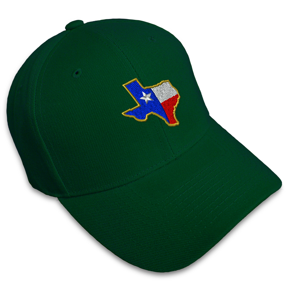 Baseball Cap Texas State Flag Map A Embroidery Dad Hats for Men & Women 1 Size - Picture 10 of 41