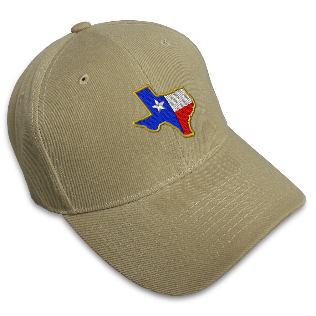 Baseball Cap Texas State Flag Map A Embroidery Dad Hats for Men & Women 1 Size - Picture 16 of 41