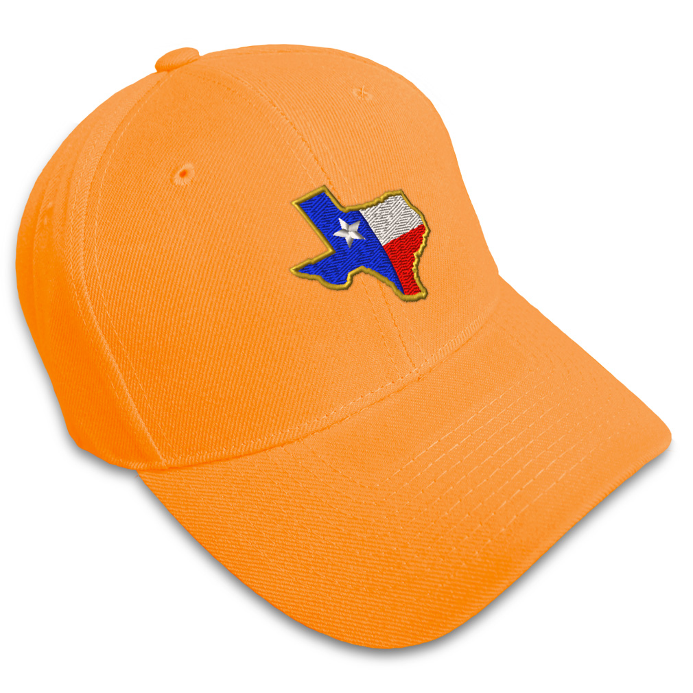 Baseball Cap Texas State Flag Map A Embroidery Dad Hats for Men & Women 1 Size - Picture 24 of 41