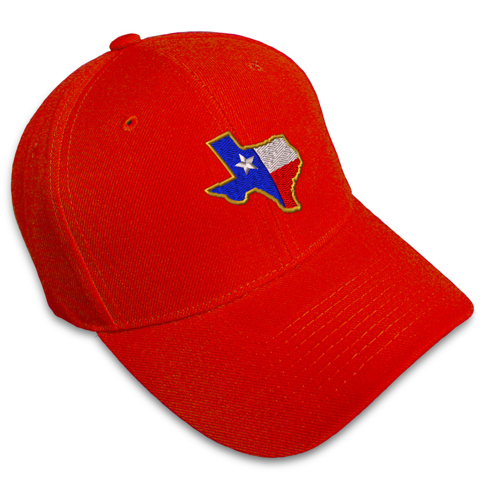 Baseball Cap Texas State Flag Map A Embroidery Dad Hats for Men & Women 1 Size - Picture 28 of 41