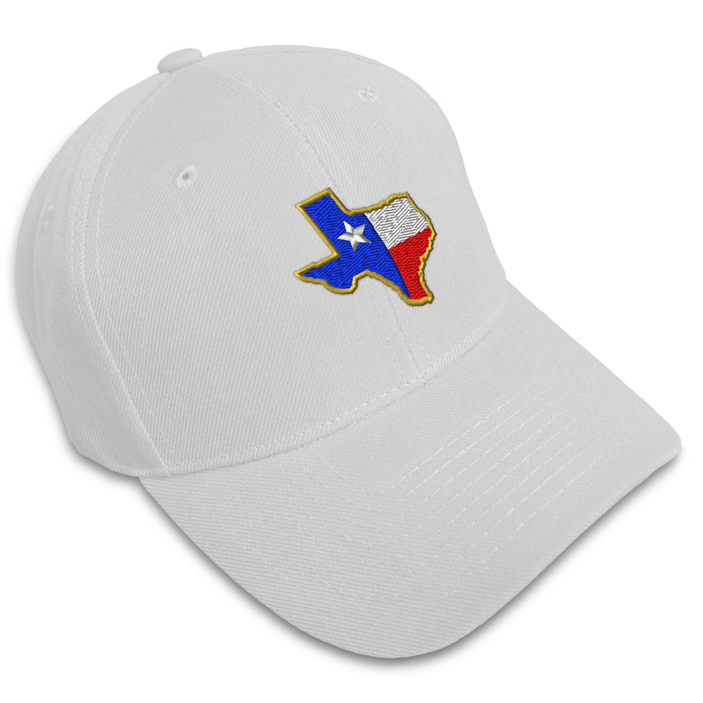 Baseball Cap Texas State Flag Map A Embroidery Dad Hats for Men & Women 1 Size - Picture 34 of 41