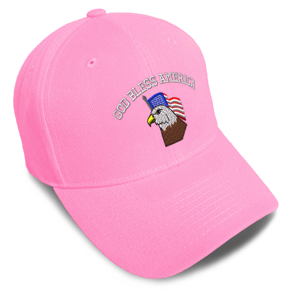 Baseball Cap U.S. Flag God Bless America Embroidery Dad Hats for Men & Women - Picture 32 of 41