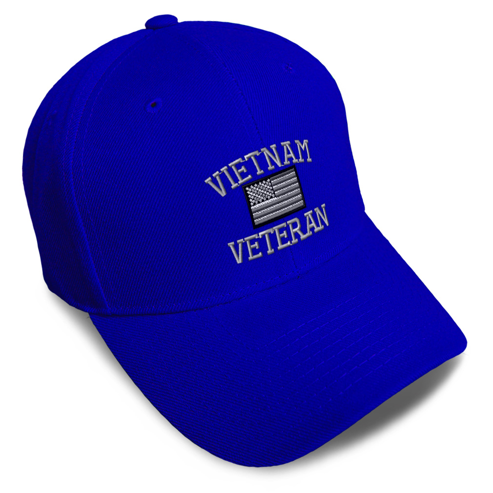 thumbnail image 2 of Vietnam Veteran F Embroidery Dad Hat – Adjustable Baseball Cap For Men & Women 2 of 3