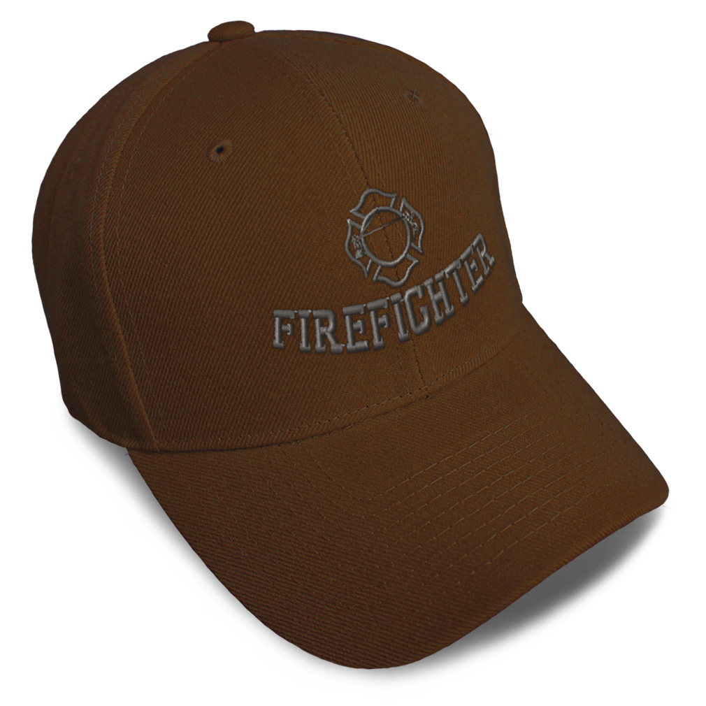 Baseball Cap Firefighter American Flag B Embroidery Dad Hats for Men & Women - Picture 8 of 41