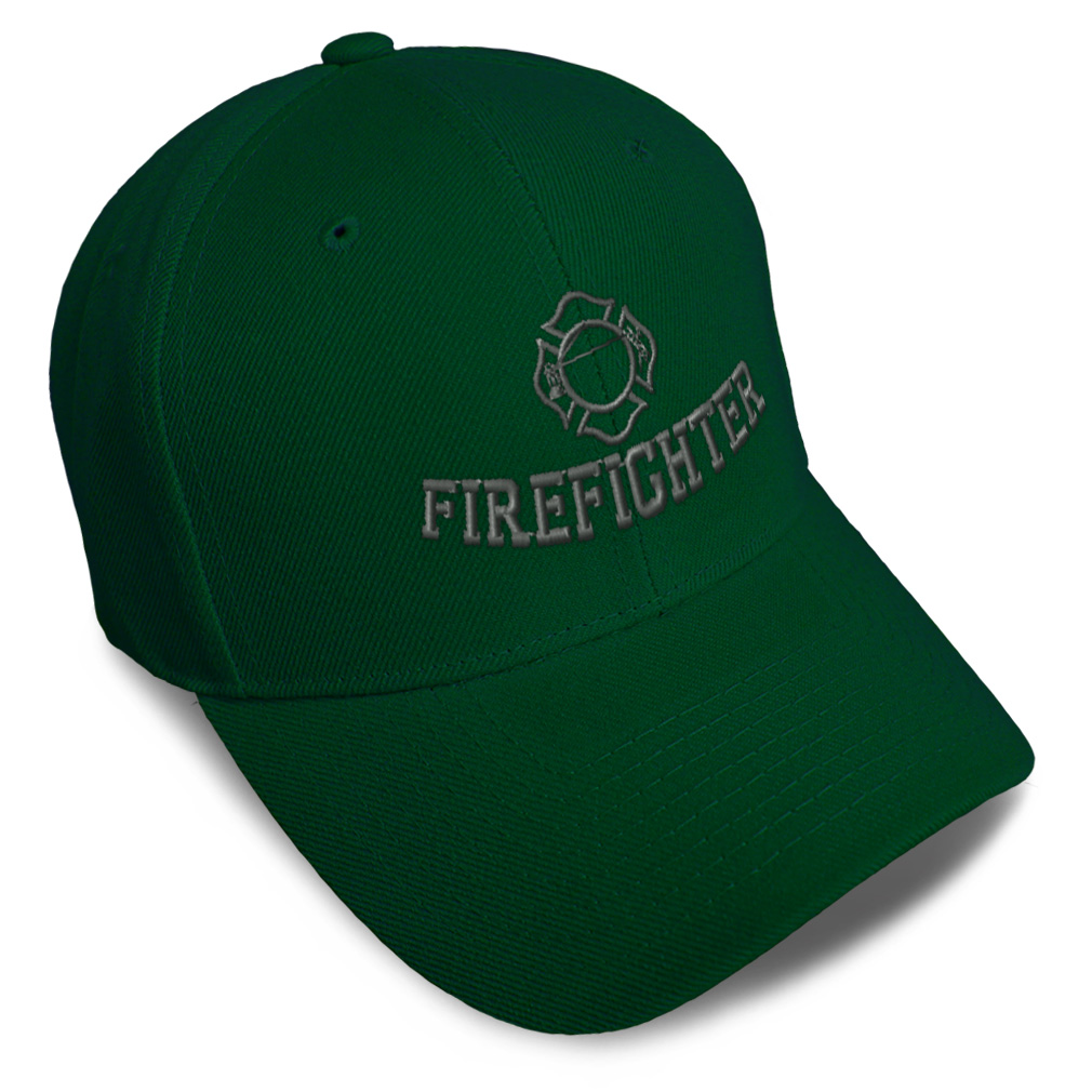 Baseball Cap Firefighter American Flag B Embroidery Dad Hats for Men & Women - Picture 10 of 41