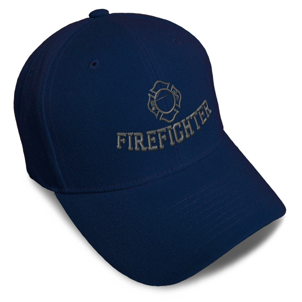 Baseball Cap Firefighter American Flag B Embroidery Dad Hats for Men & Women - Picture 22 of 41