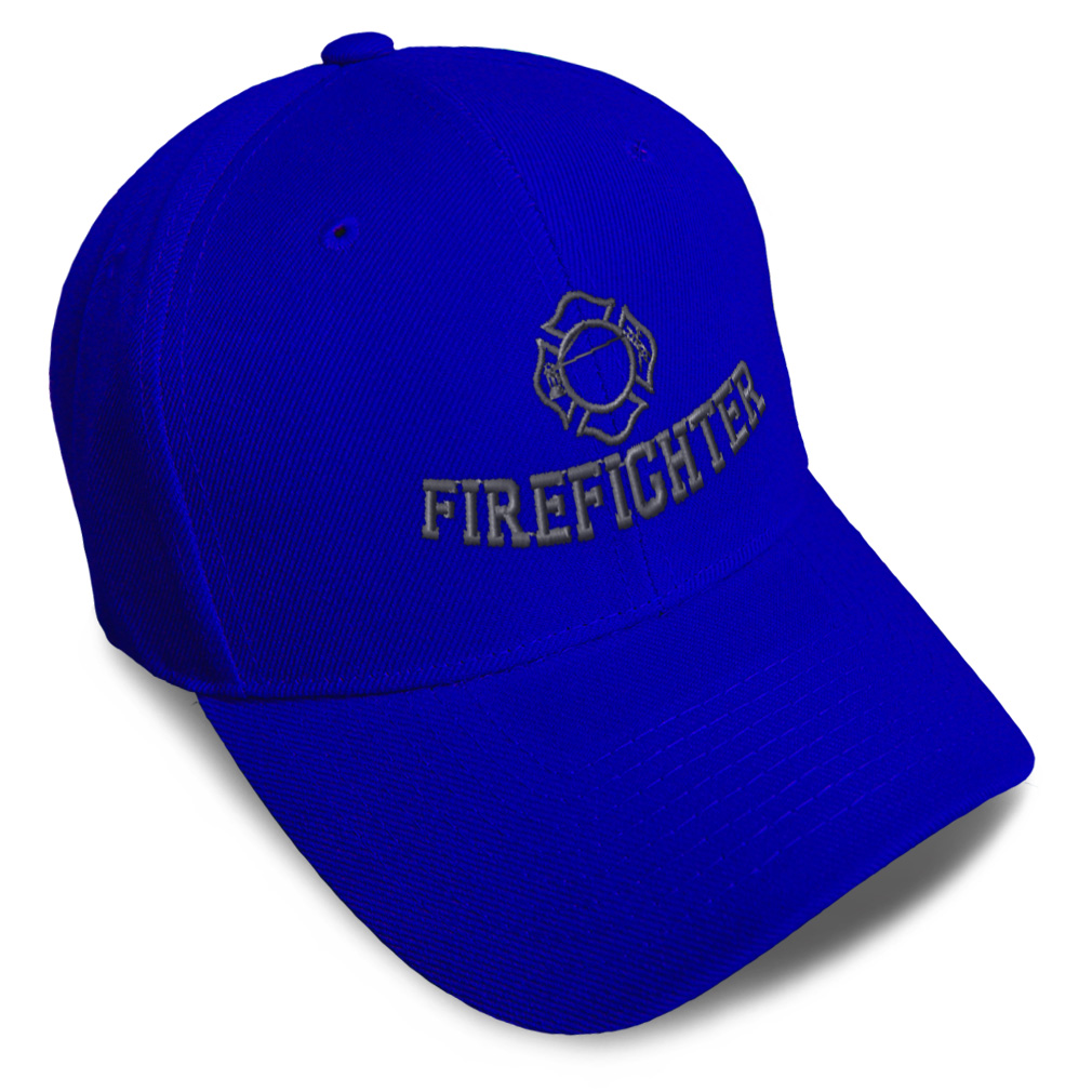 Baseball Cap Firefighter American Flag B Embroidery Dad Hats for Men & Women - Picture 30 of 41