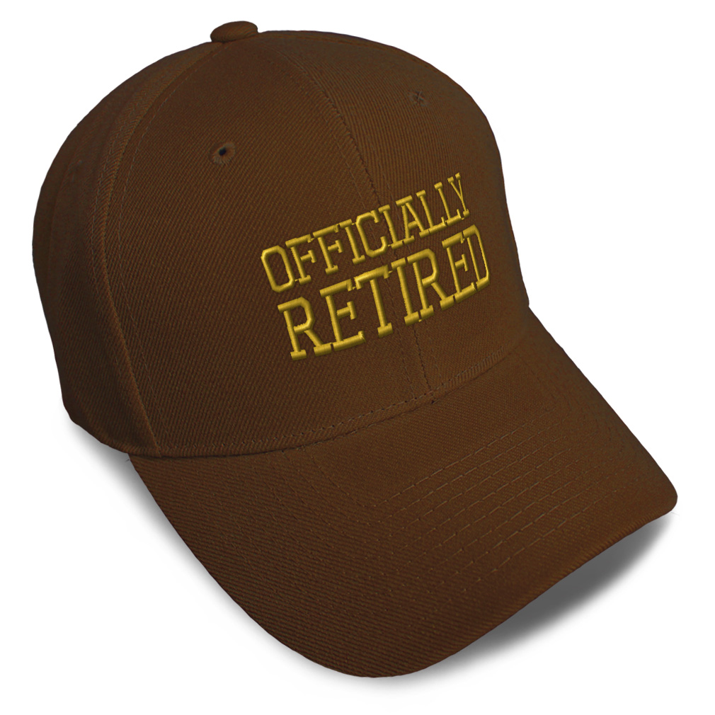 Retired Gold Embroidery Dad Hats 