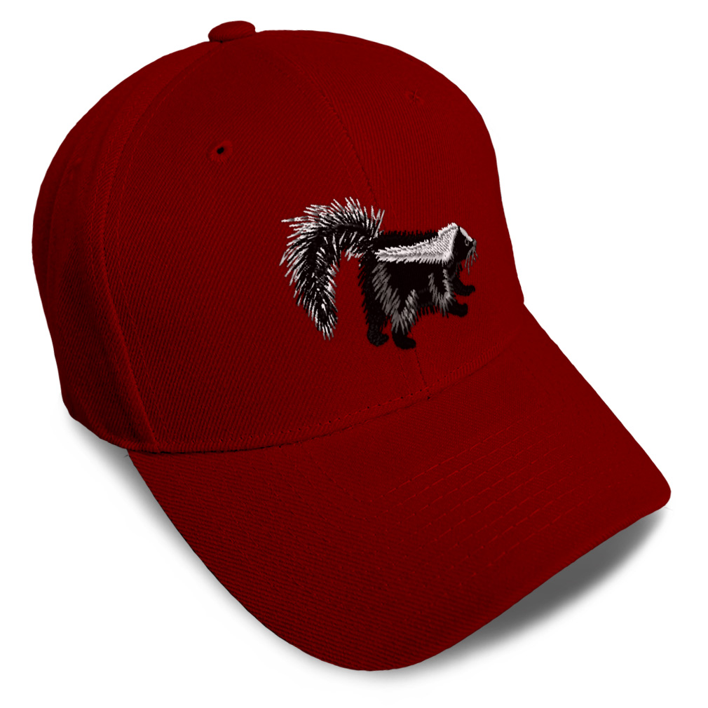 Baseball Cap Animal Wildlife Skunk Dad Hats for Men & Women Strap Closure 1 Size - Picture 36 of 41