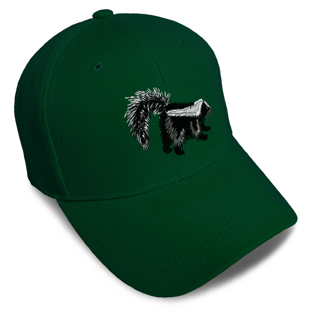 Baseball Cap Animal Wildlife Skunk Dad Hats for Men & Women Strap Closure 1 Size - Picture 10 of 41