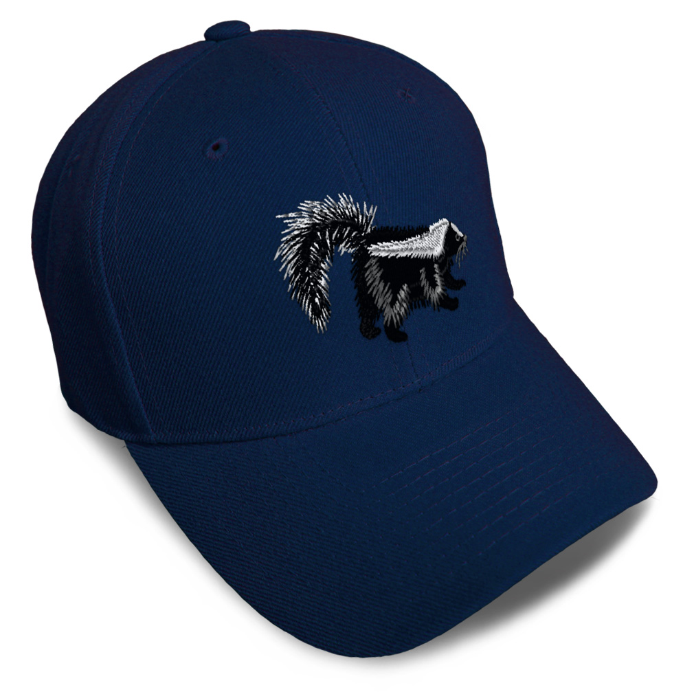 Baseball Cap Animal Wildlife Skunk Dad Hats for Men & Women Strap Closure 1 Size - Picture 22 of 41