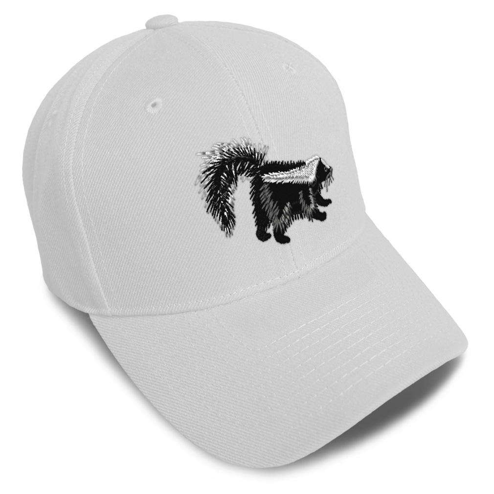 Baseball Cap Animal Wildlife Skunk Dad Hats for Men & Women Strap Closure 1 Size - Picture 34 of 41
