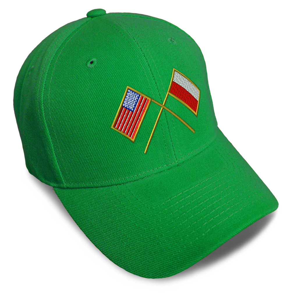 Baseball Cap Usa American Flag and Polish Poland Flag Dad Hats for Men & Women - Picture 18 of 41