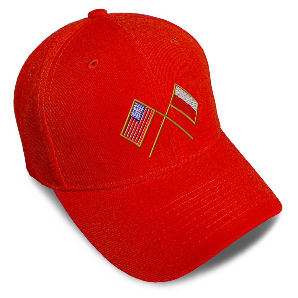 Baseball Cap Usa American Flag and Polish Poland Flag Dad Hats for Men & Women - Picture 28 of 41