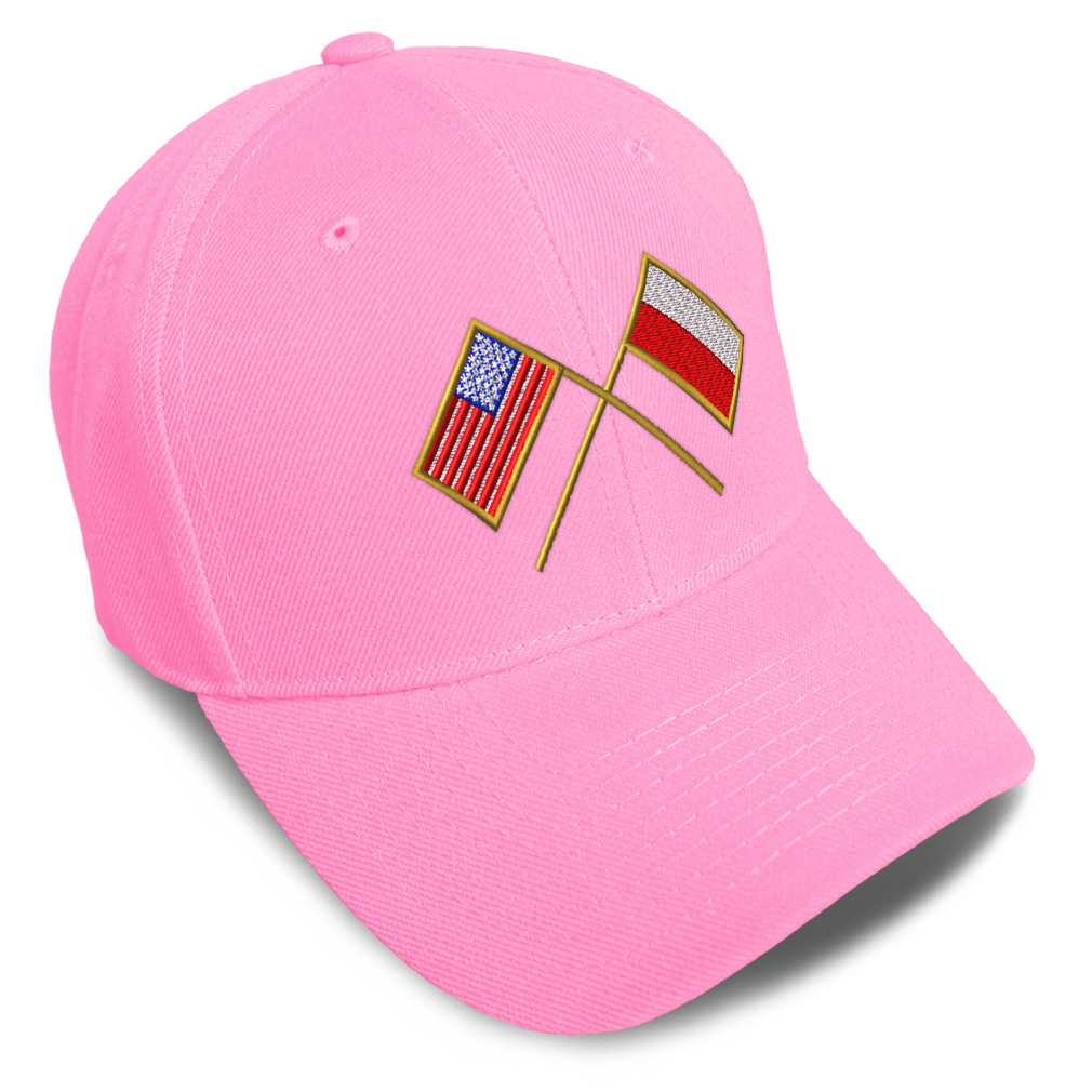 Baseball Cap Usa American Flag and Polish Poland Flag Dad Hats for Men & Women - Picture 32 of 41