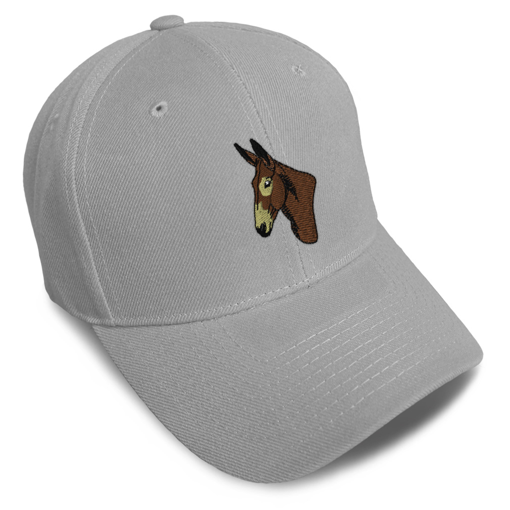 Baseball Cap Western Horse Donkey Head Acrylic Dad Hats for Men & Women 1 Size - Picture 12 of 41