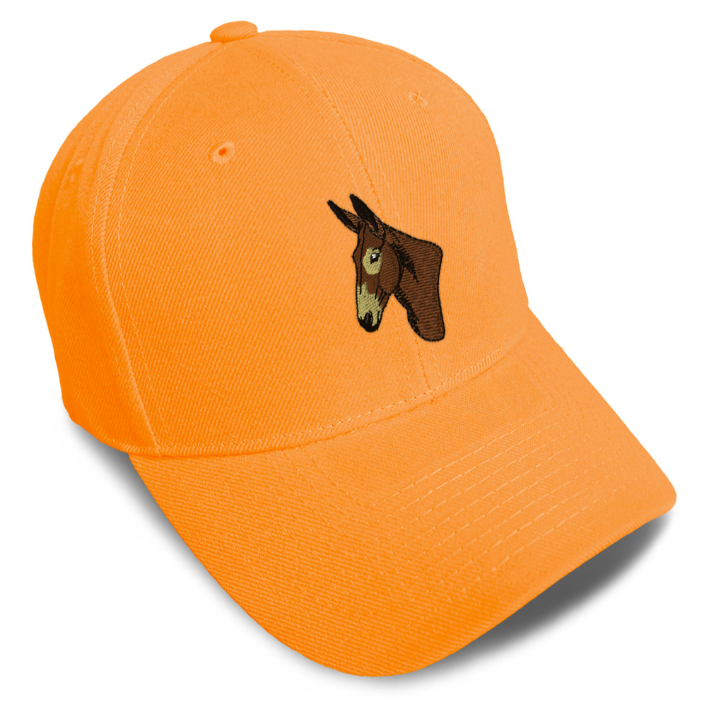 Baseball Cap Western Horse Donkey Head Acrylic Dad Hats for Men & Women 1 Size - Picture 24 of 41