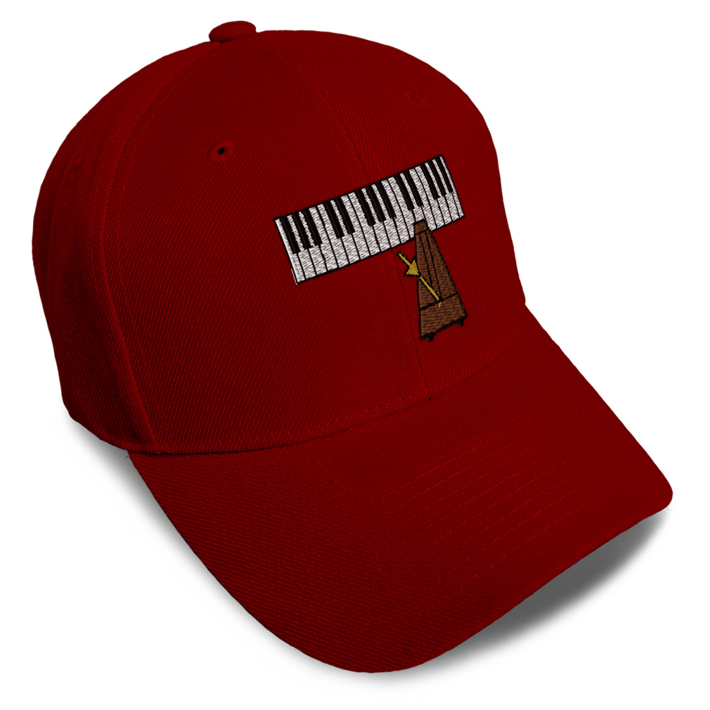 Baseball Cap Music Instrument Piano Metronome and Keys Dad Hats
