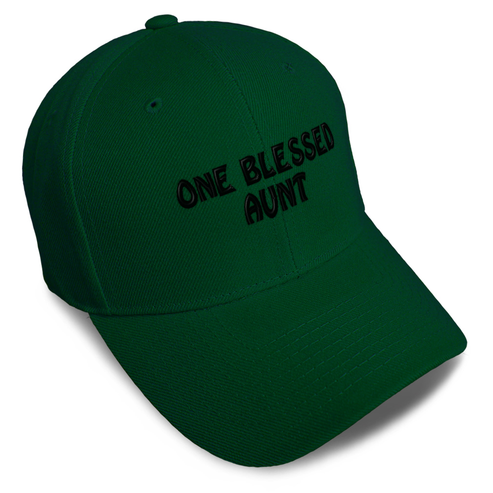 Baseball Cap 1 Blessed Aunt Blessed Family C Thankful Dad Hats for Men & Women - Picture 10 of 43