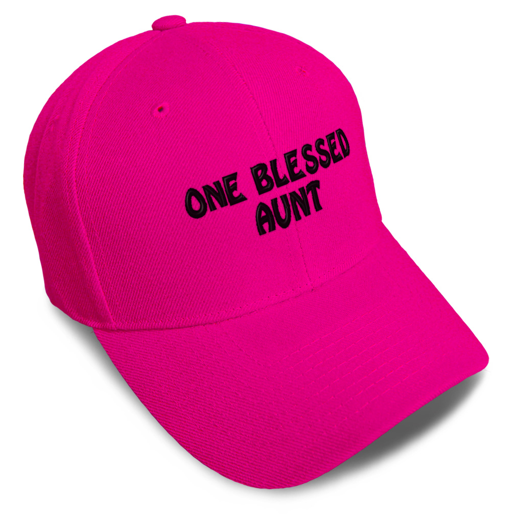 Baseball Cap 1 Blessed Aunt Blessed Family C Thankful Dad Hats for Men & Women - Picture 14 of 43
