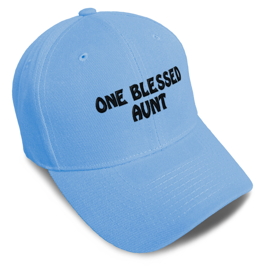 Baseball Cap 1 Blessed Aunt Blessed Family C Thankful Dad Hats for Men & Women - Picture 20 of 43