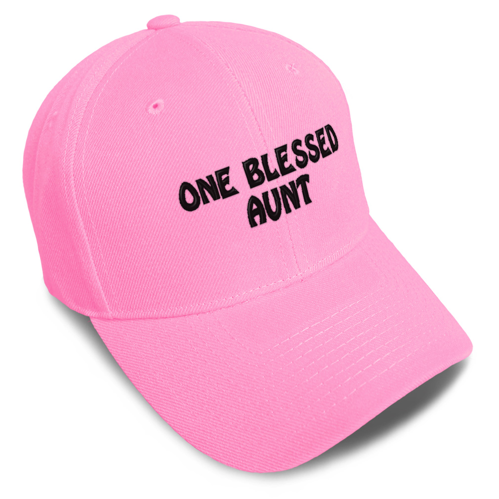 Baseball Cap 1 Blessed Aunt Blessed Family C Thankful Dad Hats for Men & Women - Picture 32 of 43