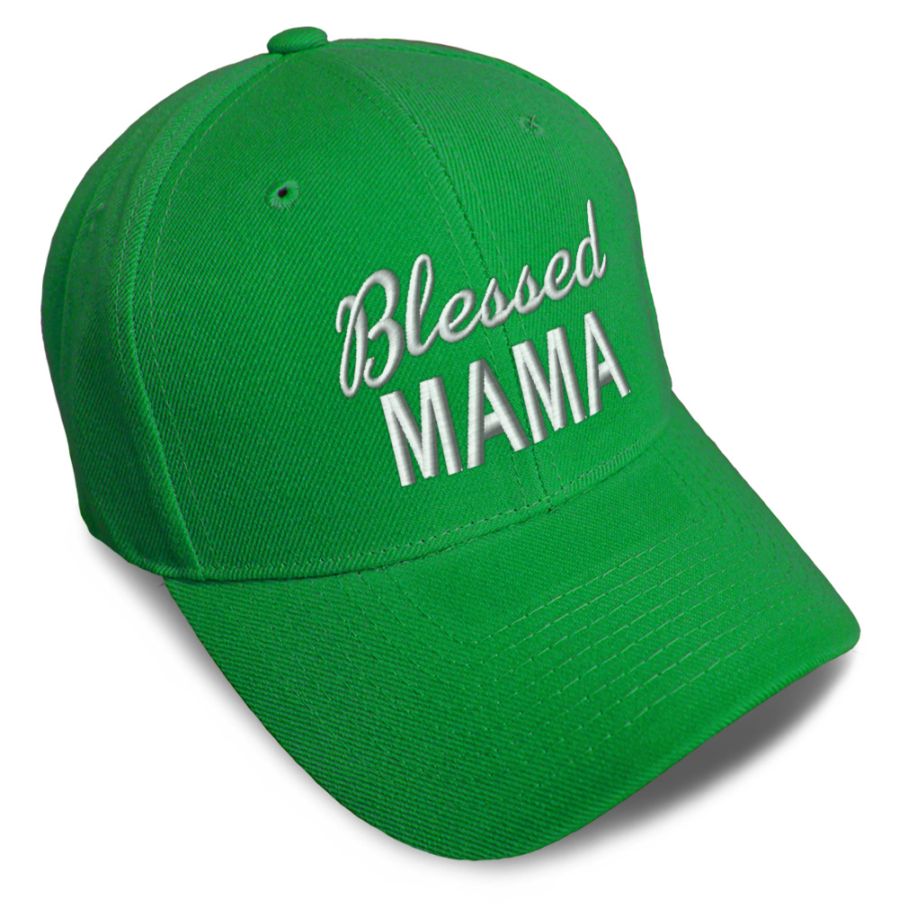 Baseball Cap Blessed Mama Acrylic Mommy Grateful Dad Hats for Men & Women 1 Size - Picture 18 of 43