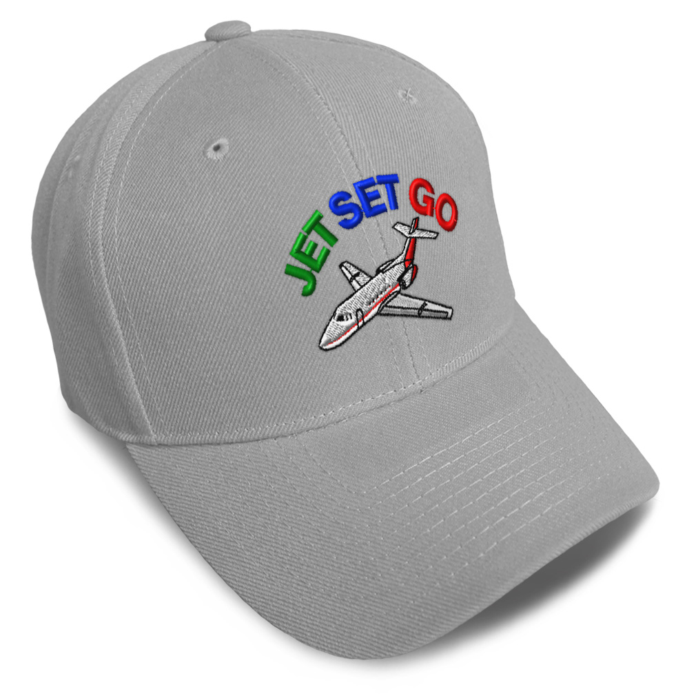 Baseball Cap Jet Set Go Style B Unique Jet Dad Hats for Men & Women 1 Size - Picture 12 of 43