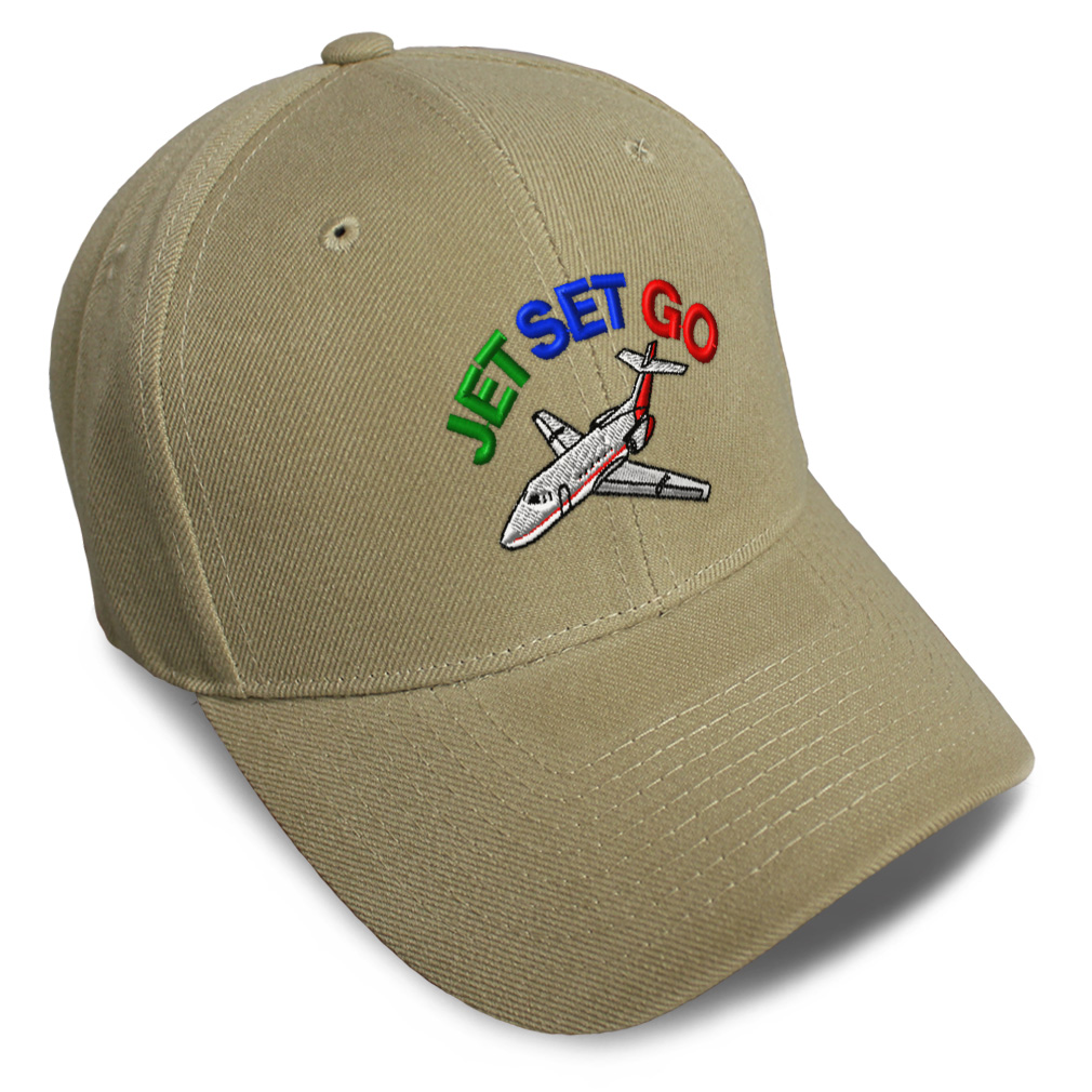 Baseball Cap Jet Set Go Style B Unique Jet Dad Hats for Men & Women 1 Size - Picture 16 of 43