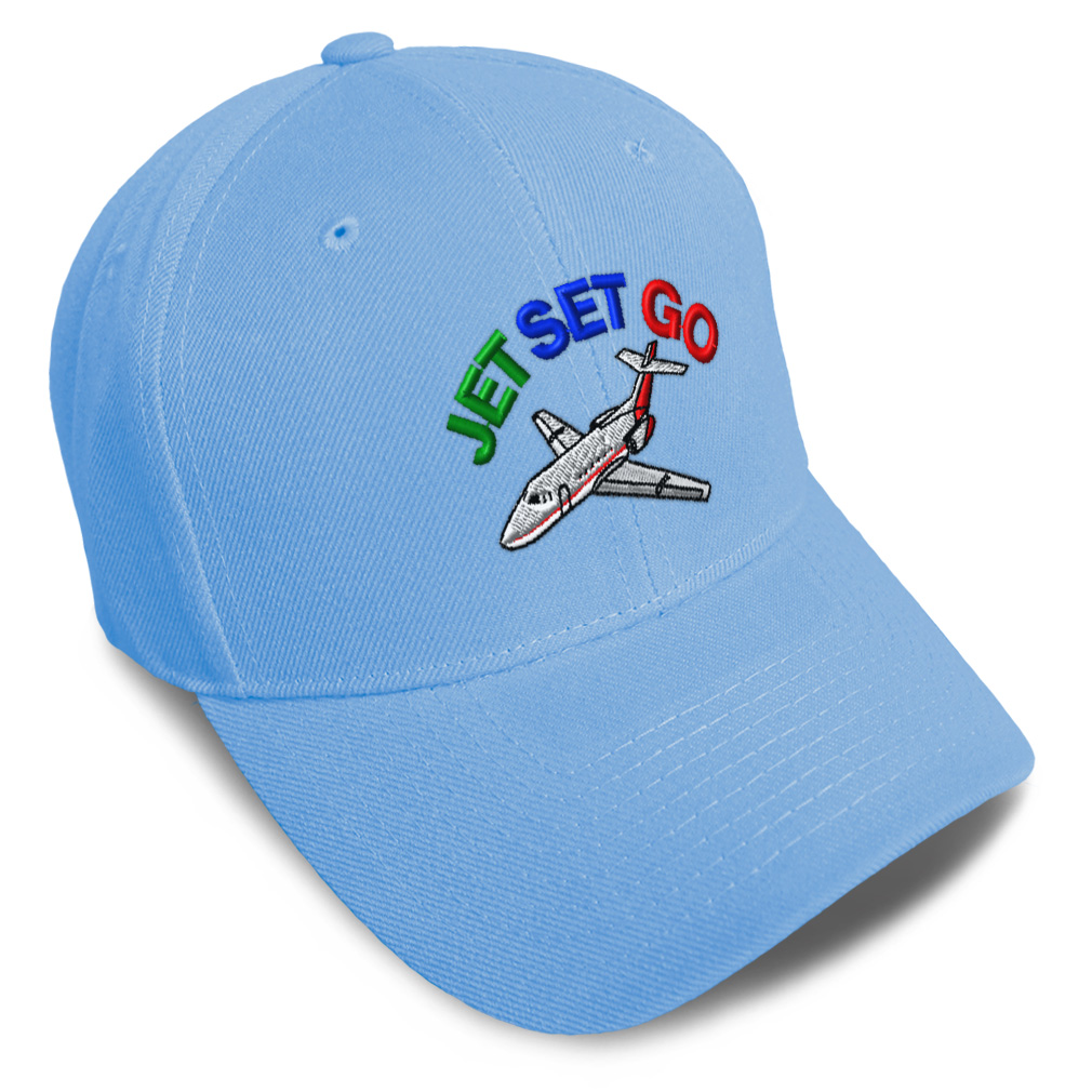 Baseball Cap Jet Set Go Style B Unique Jet Dad Hats for Men & Women 1 Size - Picture 20 of 43