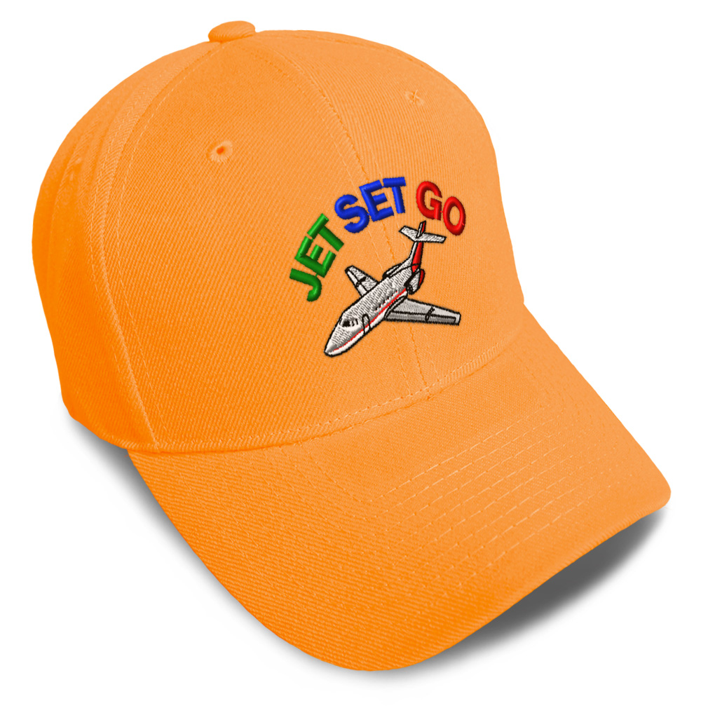 Baseball Cap Jet Set Go Style B Unique Jet Dad Hats for Men & Women 1 Size - Picture 24 of 43