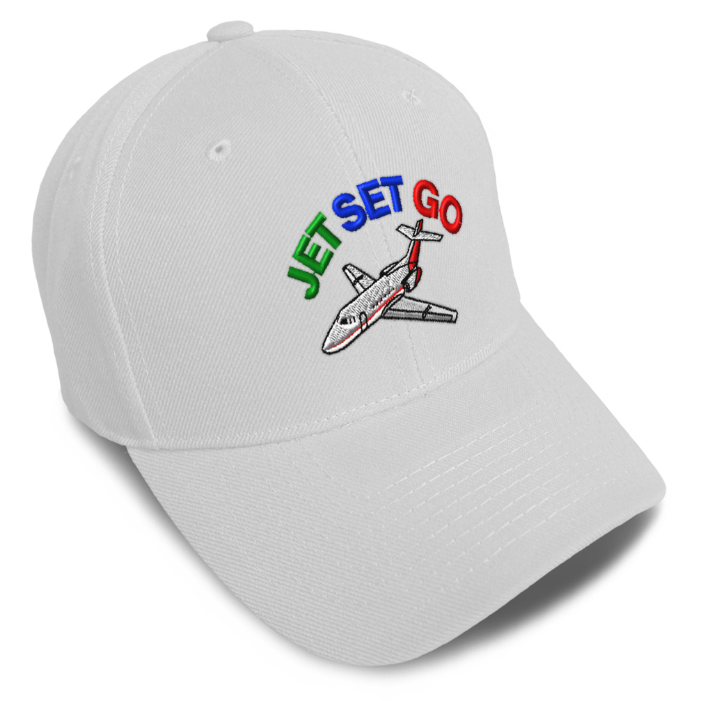 Baseball Cap Jet Set Go Style B Unique Jet Dad Hats for Men & Women 1 Size - Picture 34 of 43