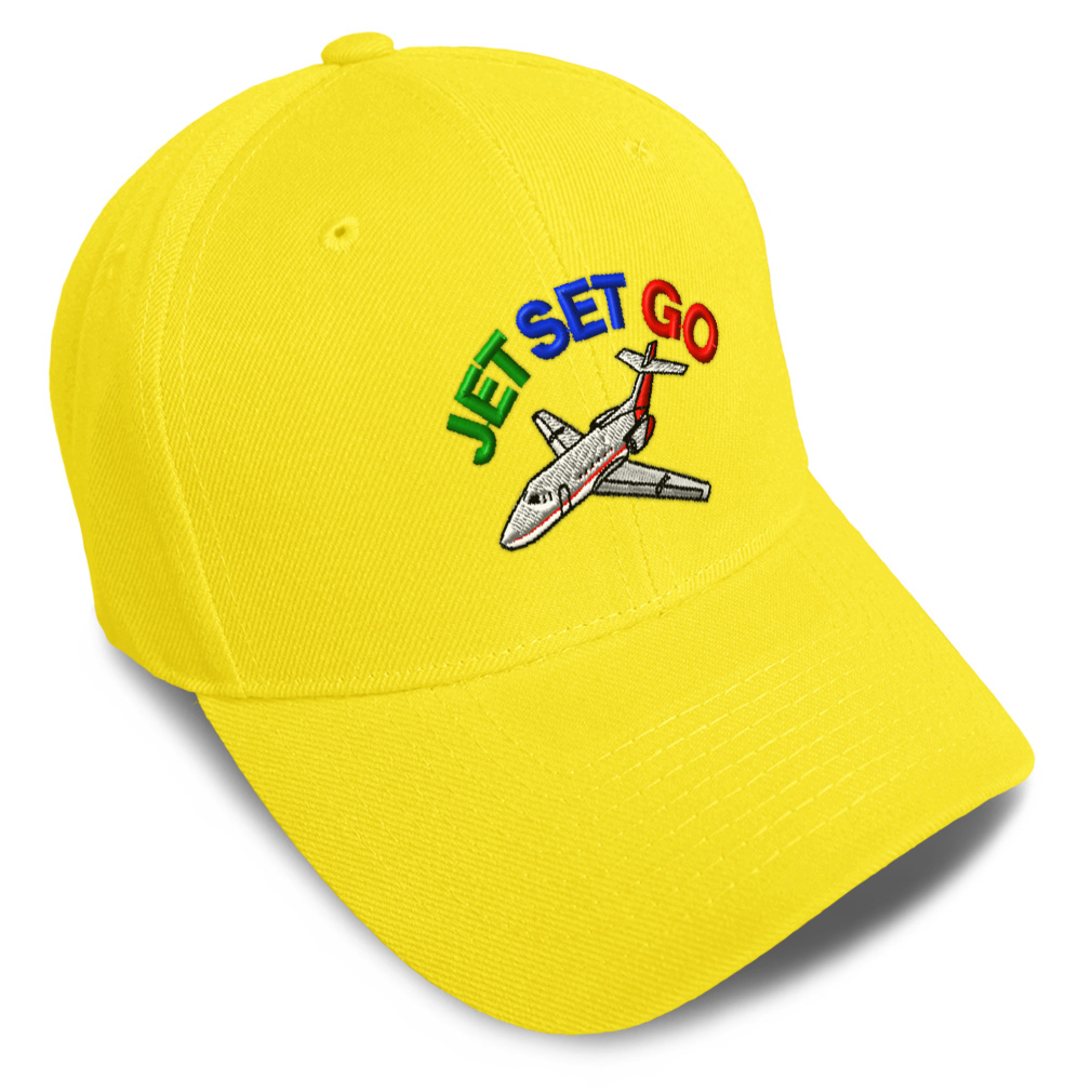 Baseball Cap Jet Set Go Style B Unique Jet Dad Hats for Men & Women 1 Size - Picture 42 of 43