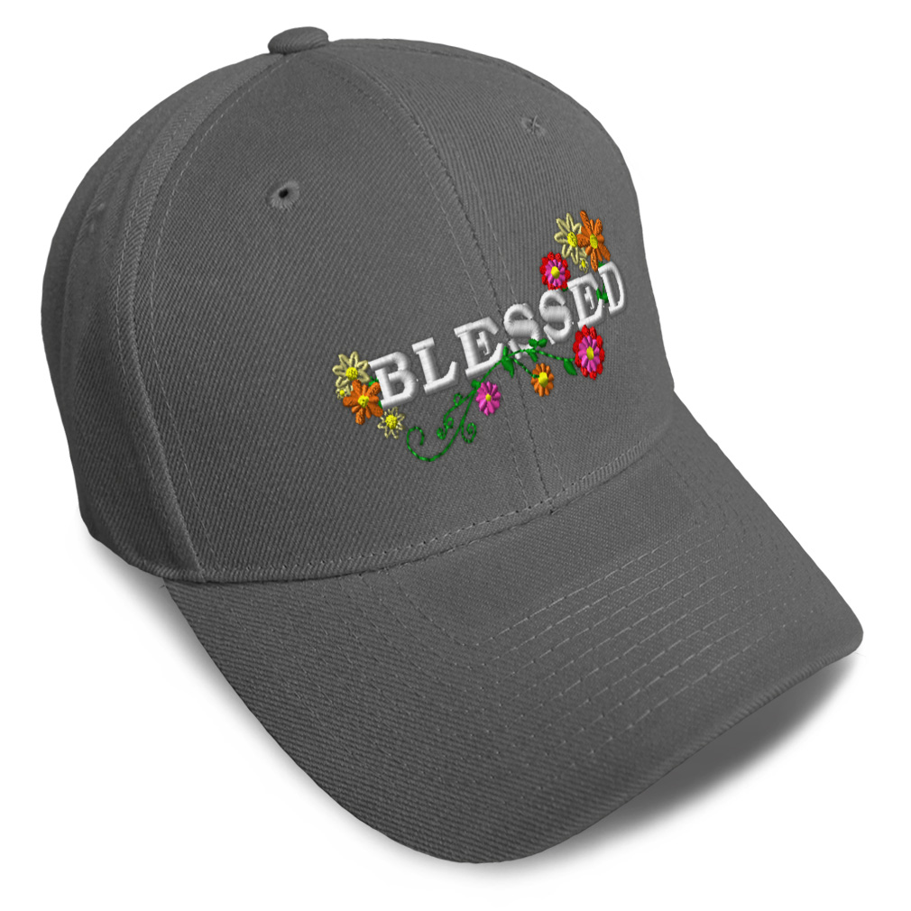 Baseball Cap Blessed Style C Acrylic God Faith Dad Hats for Men & Women 1 Size - Picture 38 of 43