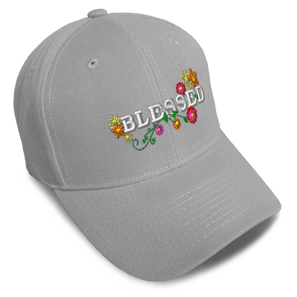 Baseball Cap Blessed Style C Acrylic God Faith Dad Hats for Men & Women 1 Size - Picture 12 of 43