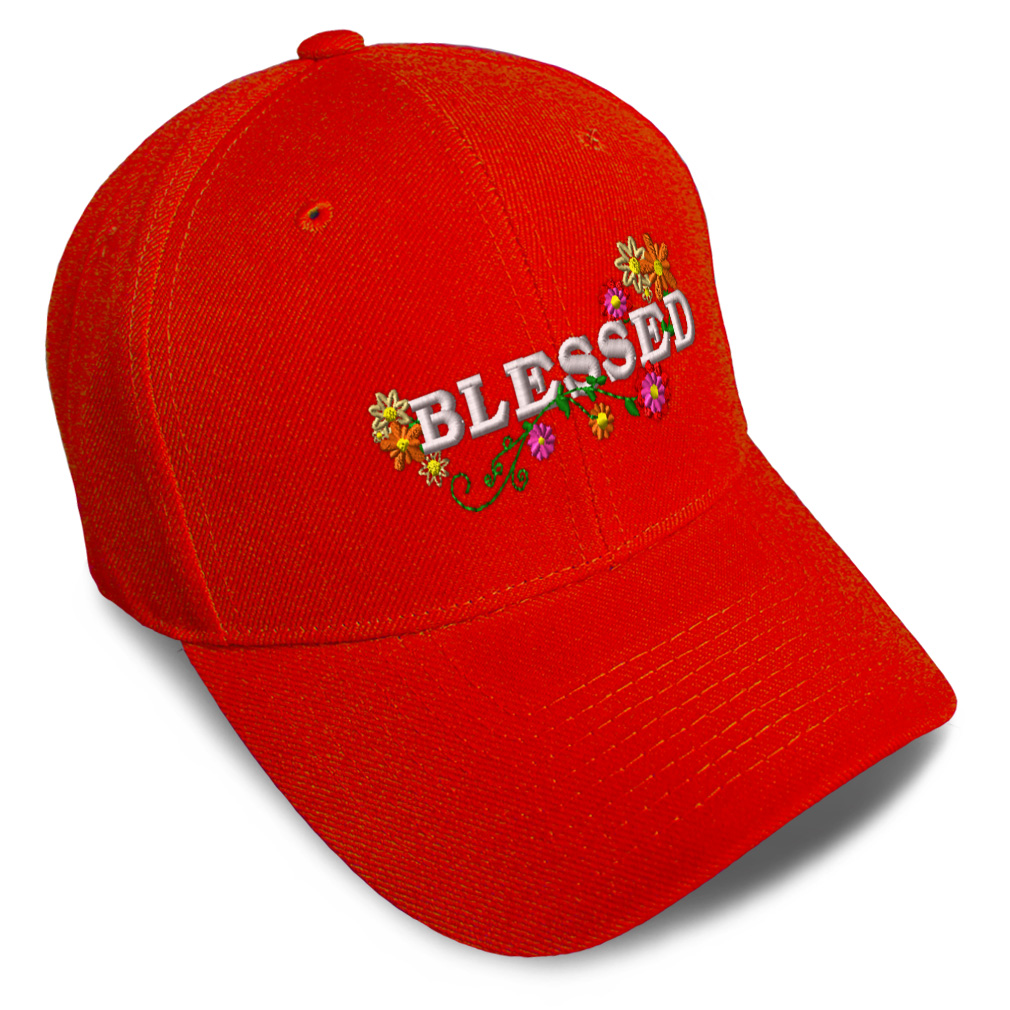 Baseball Cap Blessed Style C Acrylic God Faith Dad Hats for Men & Women 1 Size - Picture 28 of 43