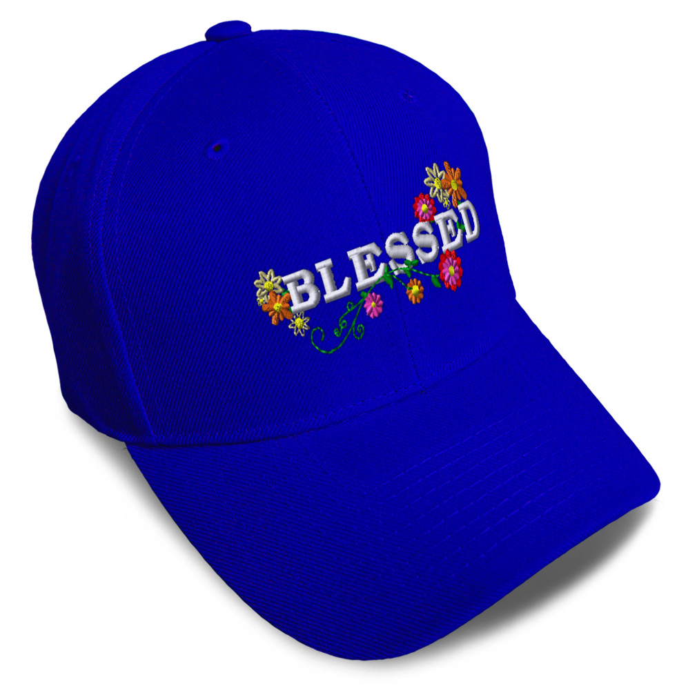 Baseball Cap Blessed Style C Acrylic God Faith Dad Hats for Men & Women 1 Size - Picture 30 of 43